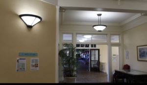 Interior view of lighting in Altenheim building